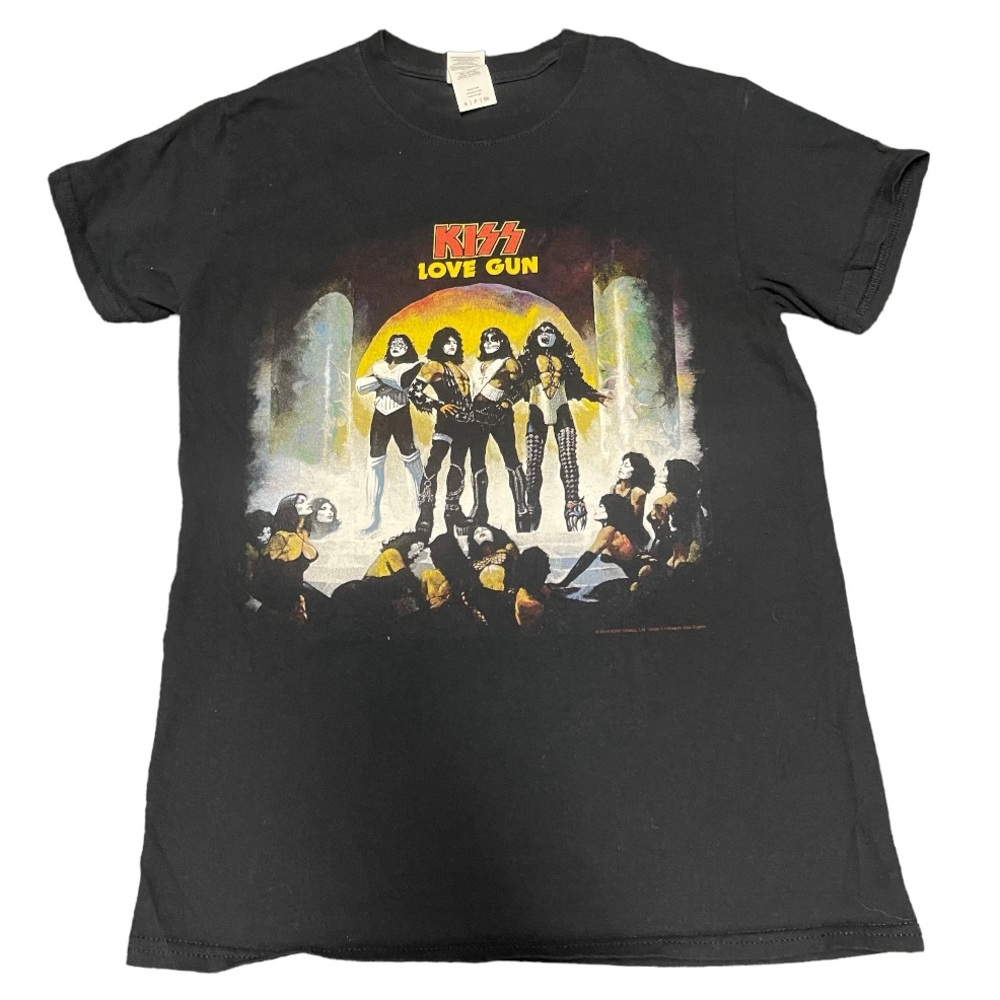 Kiss Band T-shirt Graphic 2014 Size Small Black